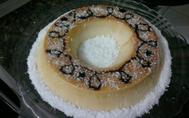 Pudim de maria-mole - rápido e delicioso