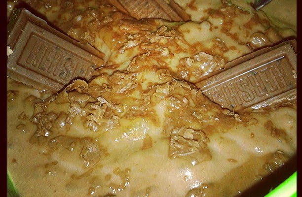 Arroz de leite de chocolate