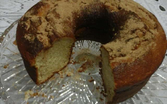 Bolo de banana de liquidificador