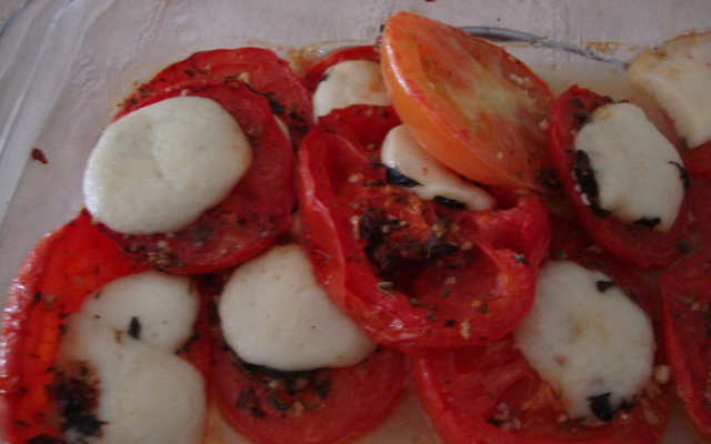 Salada Caprese Quente