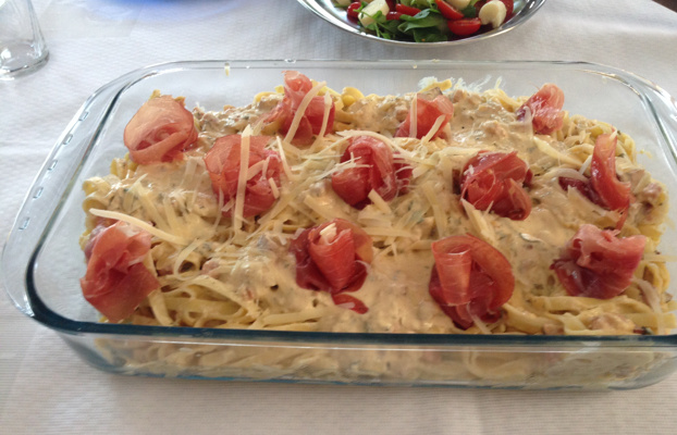 Pasta a la carbonara