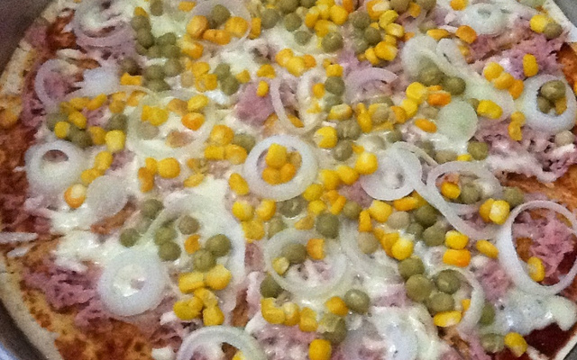 Pizza de liquidificador fácil