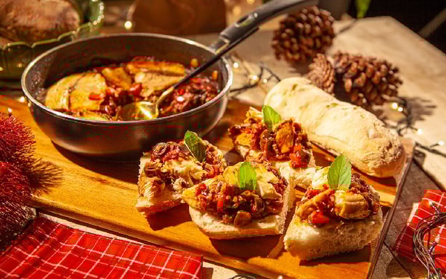 Caponata de tilápia