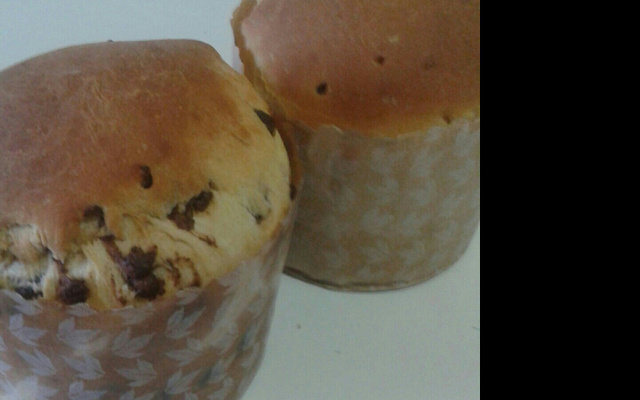 Panetone de máquina de pão