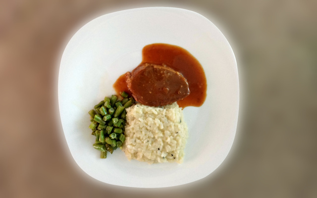 Risoto cítrico de laranja com limão