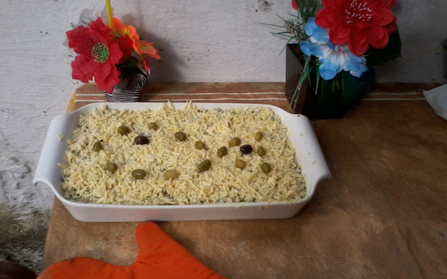 Torta de bacalhau da Vanuza