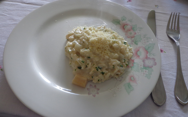 Risoto de aspargos