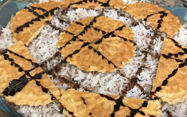 Pavê de bolacha de maizena