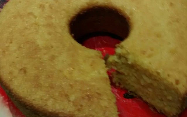 Bolo de milho com coco