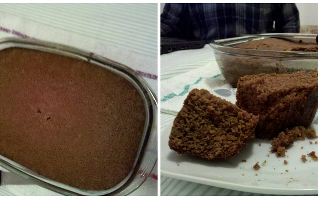 Bolo fácil de chocolate sem lactose