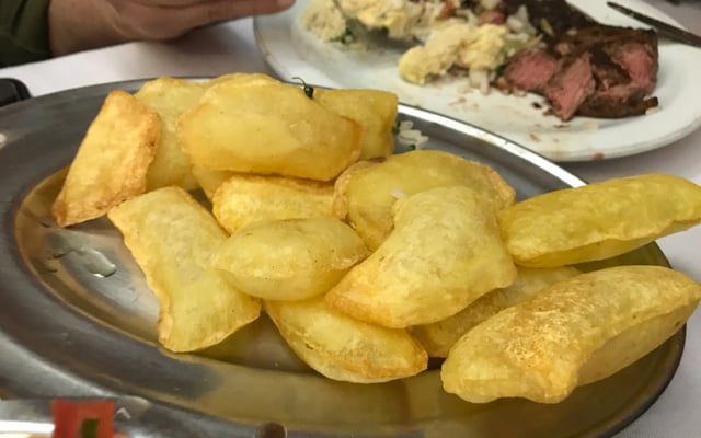 Batata pastel ou batata souflé