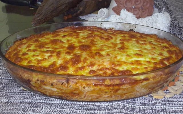 Lasanha com pão de forma