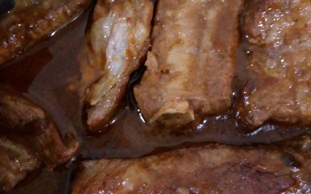 Costelinha Suina na cerveja