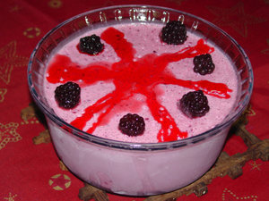 Mousse de amora