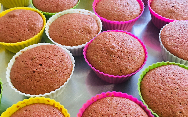 Bolo de beterraba integral