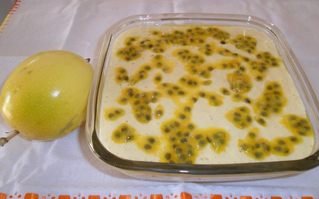 Mousse de maracujá cremoso