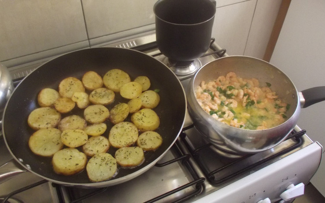 Filé de pescada ao forno