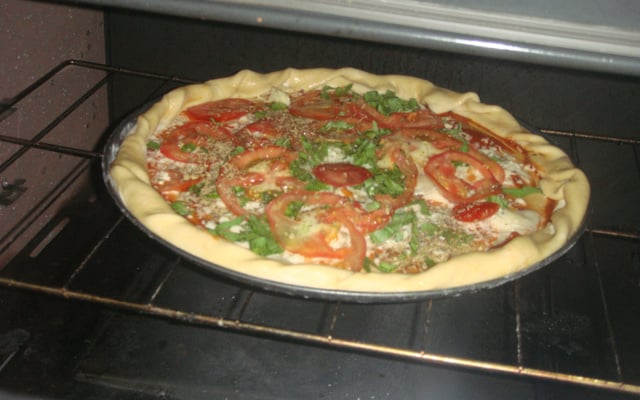 Massa de pizza artesanal