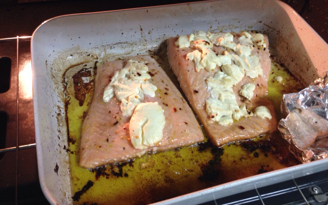 Risoto de limão siciliano com filé de salmão