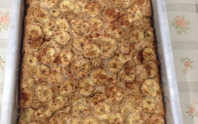Bolo de banana integral
