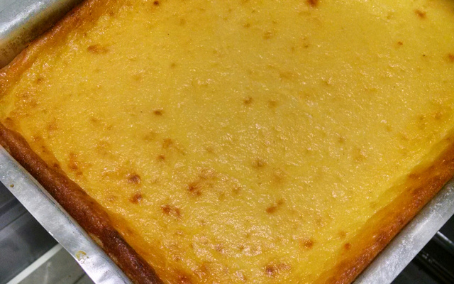 Bolo de fubá cozido