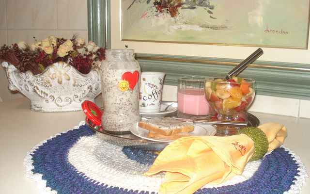 Requeijão light com Linhaça