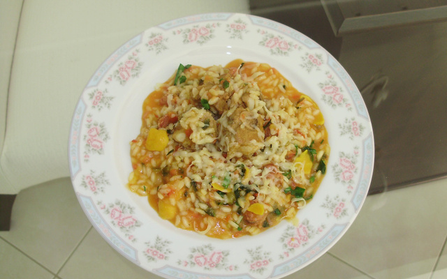 Risoto de Costelinha e Pequi