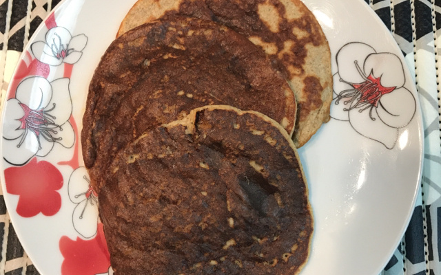 Panqueca de Banana com aveia e linhaça