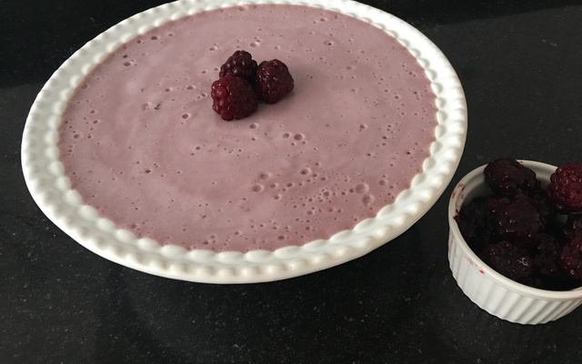 Mousse de amora