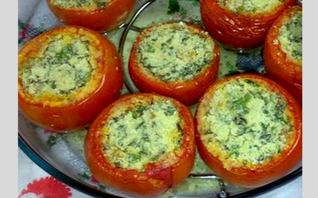 Tomates recheados à moda Rosetti