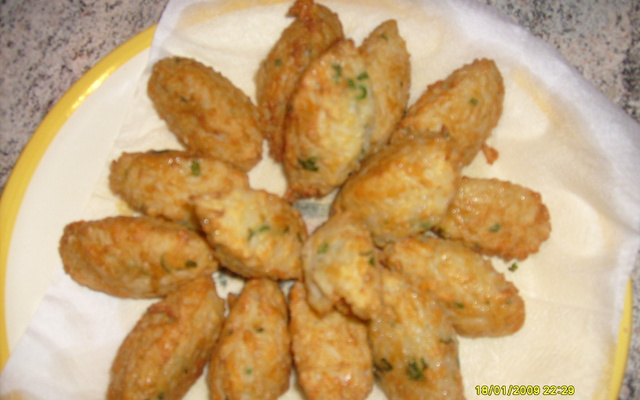 Bolinho de arroz sequinho