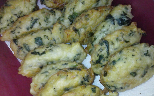 Bolinho de espinafre