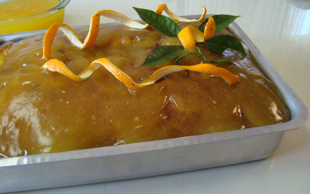 Bolo rápido de laranja especial