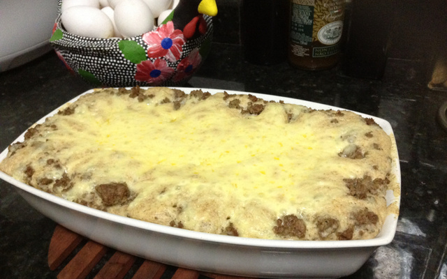 Torta cremosa de cará