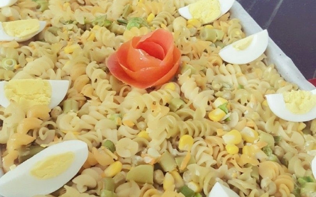 Salada de macarrão do Nilto