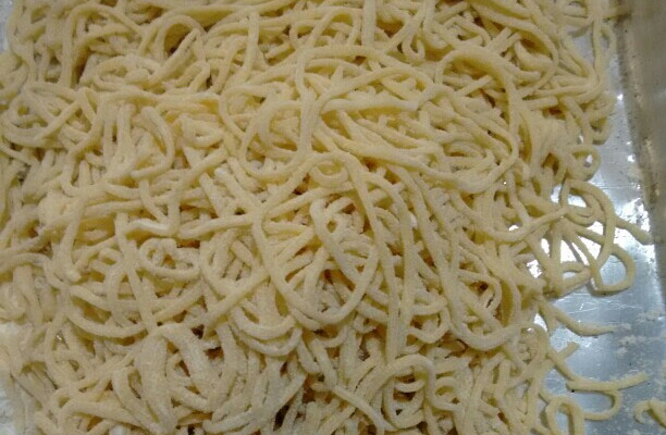 Massa de macarrão caseiro