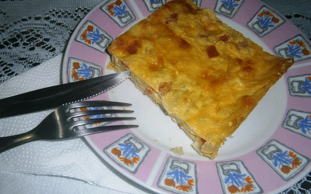 Torta de abobrinha simples