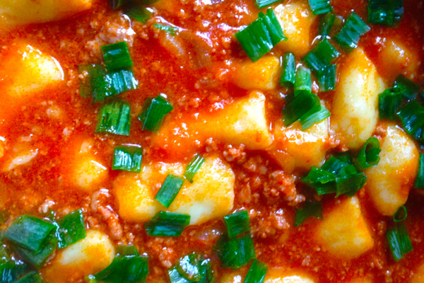 Nhoque de batata com maisena