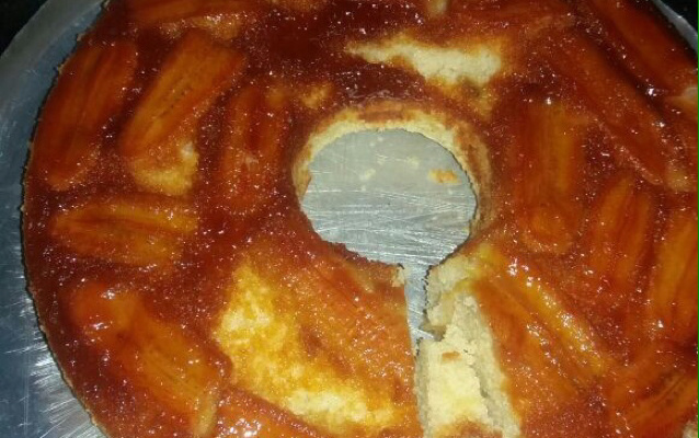 Bolo de banana fofinho