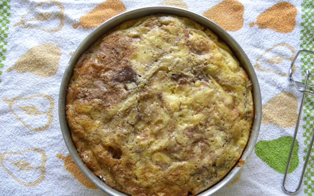 Torta seca de banana