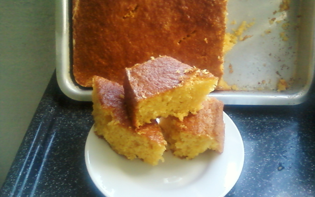 Bolo fofinho de milho