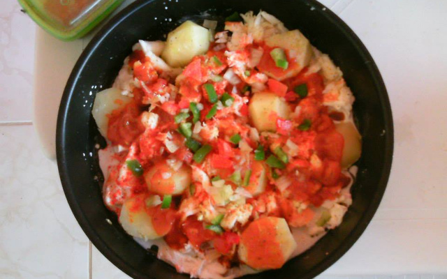 Lagosta simples de forno