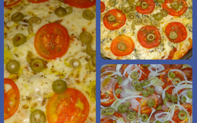 Massa de pizza de liquidificador