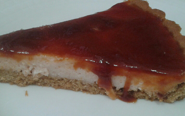 Torta mousse de goiaba