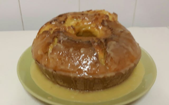 Cobertura de bolo de laranja