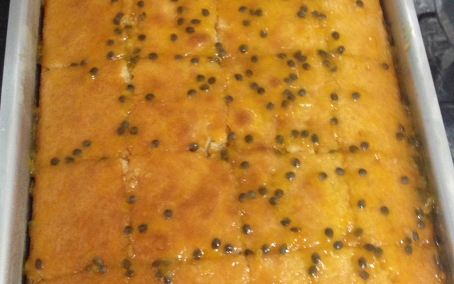 Bolo de maracujá – prático e gostoso