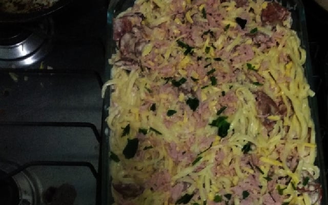 Talharim ao creme de leite