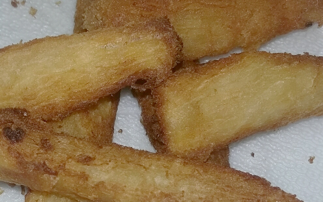 Macaxeira frita crocante