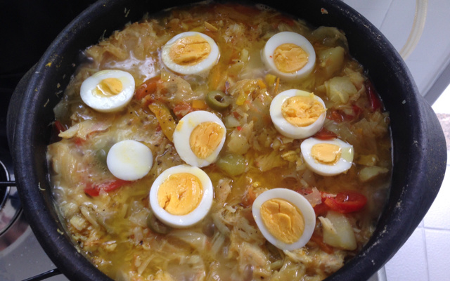 Bacalhoada de panela