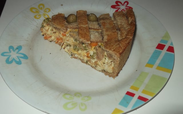 Empadão integral de frango